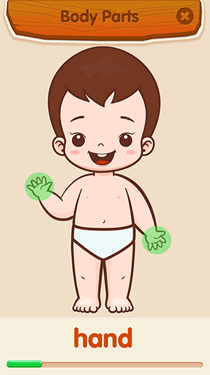 Kids UP body parts